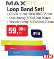 MAXFİT LOOP BAND SETİ 3'LÜ